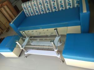 Bộ sofa xanh nước biển