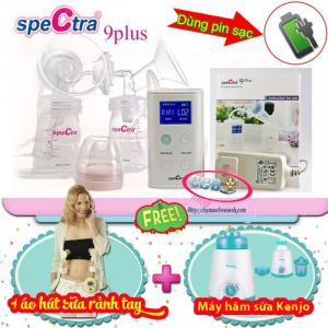 Máy hút sữa Spectra 9 Plus đôi Cao cấp giá KM sốc