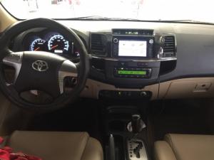 Bán xe Fortuner máy Xăng đời 2015 màu Xám trả góp