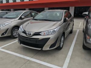 Ưu đãi hấp dẫn Toyota Vios 2018 Số Tự Động Mới màu nâu vàng. Mua Trả Góp Chạy Uber Grab chỉ từ 90Tr