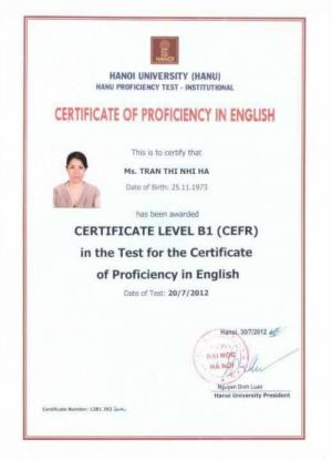 Làm chứng chỉ tiếng anh tin học uy tin chất lượng nhanh nhất