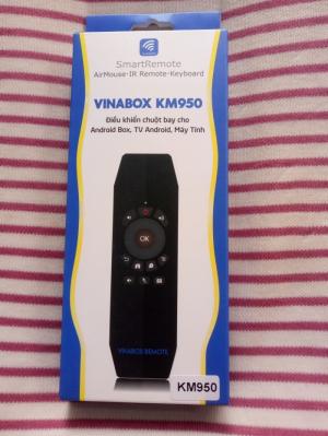 Remote tivi thông minh Vinabox KM950 | SmartRemote | AirMouse | Chuột bay cho Android Box