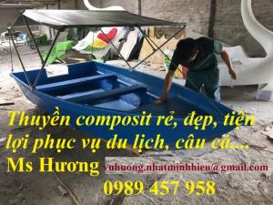 Cano composite 5m x 1,9m chở 8-10 người giá rẻ nhất