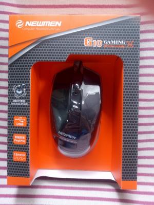 Chuột quang có dây Newmen G10 | chuột game có đèn LED | Màu Đen