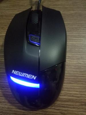 Chuột quang có dây Newmen G10 | chuột game có đèn LED | Màu Đen