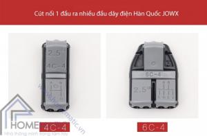 Cút nối 1 đầu ra nhiều đầu dây điện Hàn Quốc JOWX