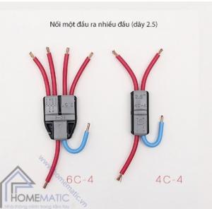 Cút nối 1 đầu ra nhiều đầu dây điện Hàn Quốc JOWX