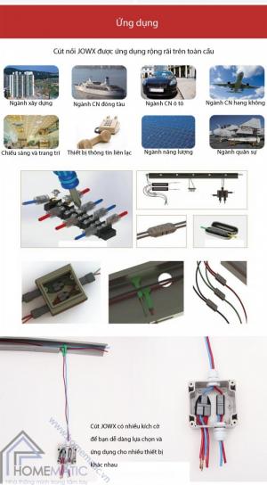 Cút nối – đầu nối dây điện chữ T Hàn Quốc JOWX