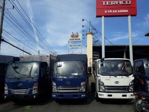 Xe tải TERACO 250 2T5 thùng dài 3M7 khuyến mãi 10 triệu đồng trong tháng 8.