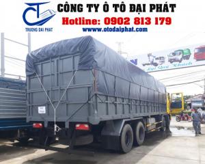 Thùng xe dài 9280 x 2370 x 830/2150 mm, với kích thước thùng lớn, tải trọng cao 17.950 Kg giúp cho người dùng có thể chở được đa dạng các loại hàng hóa, số lượng hàng hóa lớn.