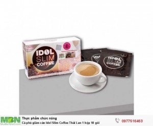 Cà phê giảm cân Idol Slim Coffee Thái Lan 1 hộp 10 gói