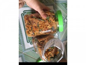 Khô gà lá chanh nhà làm đảm bảo 100% gà thật