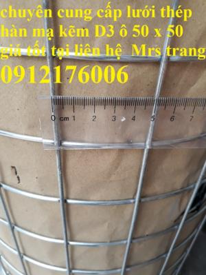 Lưới Thép Hàn Mạ Kẽm D2, D3 , D4,hàng sẵn kho