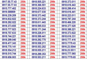 Sim vina giá rẻ, số đẹp