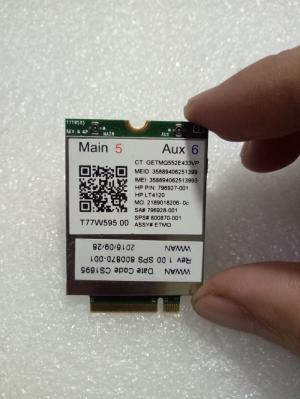 Card WWAN 4G HP lt4120 - dùng cho HP 820 G3,840 G3, 850 G3,Folio 1040 G3, Zbook 14,15,17 (G3,G4)