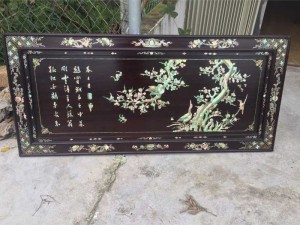Tranh khảm cây tùng
