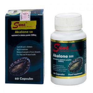Viên Uống Chiết Xuất Từ Bào Ngư Suns Abalone 500mg 60 Viên