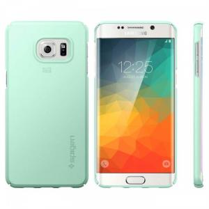 Ốp lưng Galaxy S6 Edge Plus Spigen Thin Fit (Xanh bạc hà)