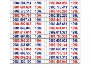 Sim viettel giá rẻ