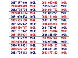 Sim viettel giá rẻ