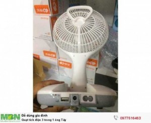 Quạt tích điện 3 trong 1 ông Tây