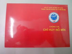 chứng chi chỉ huy min thợ nổ mìn mới 100%: 0974528387