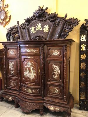 Tủ Thờ Cẩm Lai Cẩn Ốc