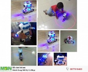 Rôbốt Xoay 360 Độ Có Nhạc