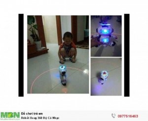 Rôbốt Xoay 360 Độ Có Nhạc