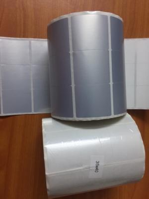 Decal xi bạc 35x40mm x cuộn 50m - Giá tốt