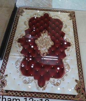 Thảm gạch lát nền phòng khách