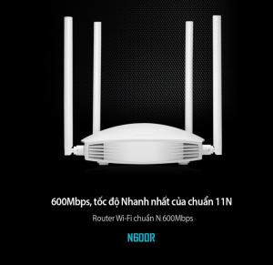 Phát wifi TotoLink N600R Có chức năng “TURBO”, khi mở nút “TURBO” Quý khách mở rộng mạng Wi-Fi nhà một cách dễ dàng