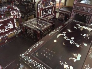 Bộ ghế vách khảm