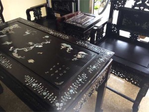 Bộ ghế vách khảm