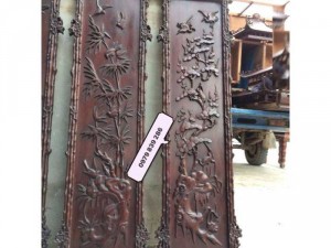 Tranh tứ quý bốn mùa gỗ gụ