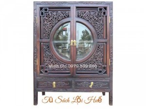 Tủ đựng sách gỗ lim ta