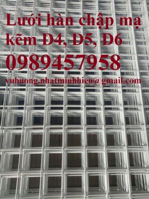 Lưới hàn chập phi 3, phi 4 đổ bê tông, làm hàng rào ô 50x50, 50x150, 50x200, ô 100x100, 150x150, 200x200