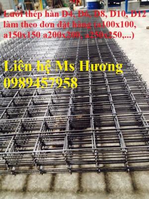 Bán lưới thép hàn đổ bê tông phi 6, phi 8 ô 100x100, 150x150, 200x200, 250x250 tại Hà Giang giá rẻ nhất