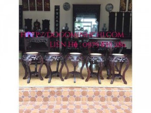 Bộ bàn ghế đôn hoa mai