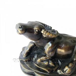 Tượng Đá Trang Trí Trâu Phong Thủy - Đá Màu - 150.000₫