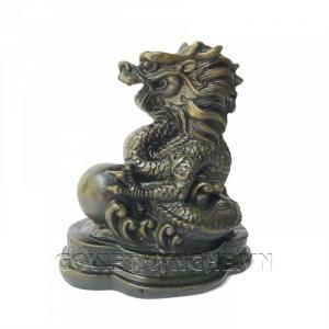 Tượng Đá Trang Trí Rồng Phong Thủy - Đá Màu - 150.000₫