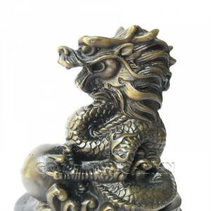 Tượng Đá Trang Trí Rồng Phong Thủy - Đá Màu - 150.000₫