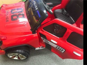 Xe ô tô điện trẻ em mẫu police hàng đập hộp