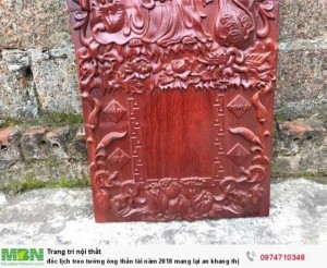 Đốc lịch treo tường ông thần tài
