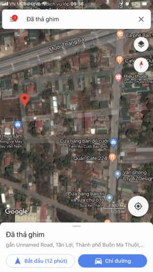 Đất thổ cư đẹp 5x30 hẻm 277 Y Moan