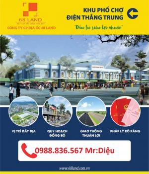 Mở bán dất liền kề phố chợ Thanh Quýt chiết khẩu 4 chỉ vang