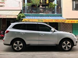 Bán gấp em Hyundai Santafe Bạc 2012 dầu full option số tự động Nhập