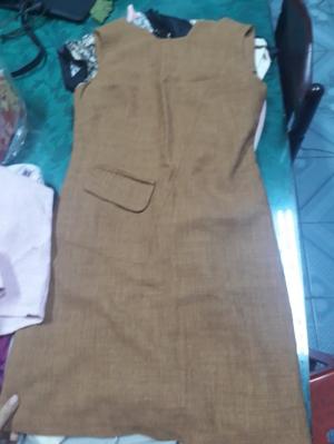 Đầm Suông Công Sở Đắp Túi
