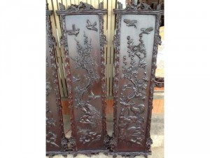 Tranh tứ quý trúc tùng cúc mai (2)