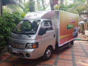 Bán xe tải Jac x-125, Jac 1250kg/ 1.25 tấn Thùng Kín X Series euro 4,Vay 80-85%, Cam kết giá tốt nhất Kiên Giang